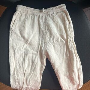 Boys linen pants size 3 to 4 years old worn maybe two times.